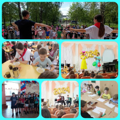Сегодня ребята со 2, 3 и 4 отряда посетили концерт на ко дню защиты детей «Будем с музыкой дружить» в ДМШ.