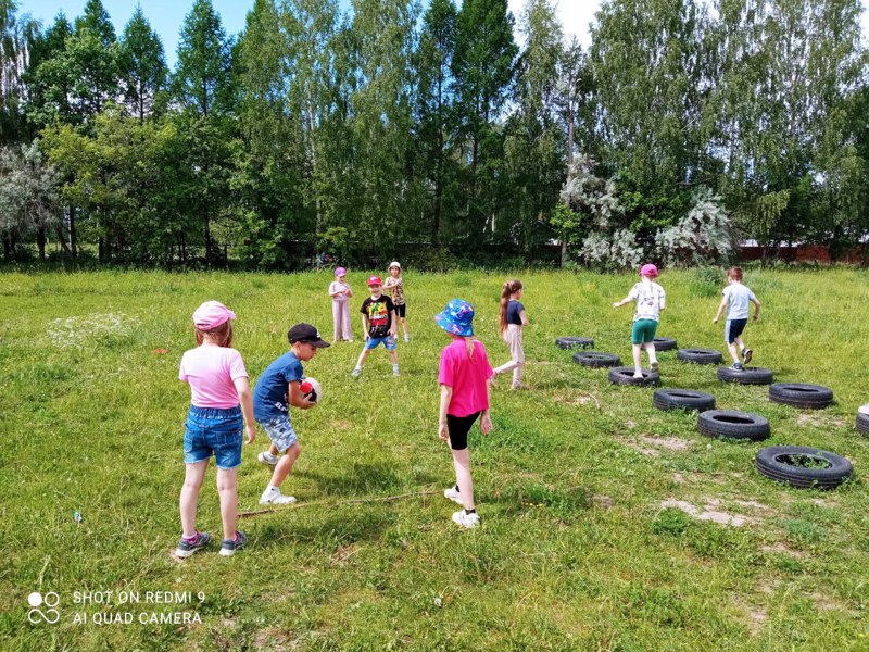 Второй лагерный день посвящён акции "Мы за ЗОЖ"