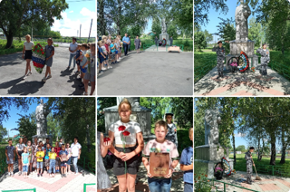 Участие в митинге, посвященном Дню памяти и скорби в с.Семеновское