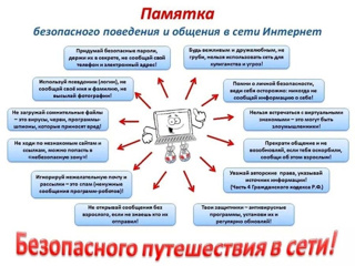 Информационная памятка для  по вопросам кибербезопасности в сети «Интернет"