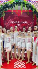 Ученицы 6в Сорокина Дарья и Морозова Мария приняли участие в праздновании Акатуй на ВДНХ в г. Москва