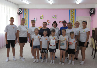 Команда детского сада - призеры окружного конкурса "За безопасность всей семьей"