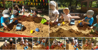 Игры с песком помогают создать хорошее настроение, снимают напряжение, агрессию, и развивают познавательную сферу ребенка.