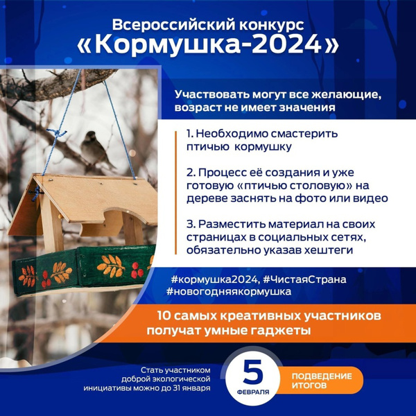 Всероссийский конкурс "Кормушка - 2024"