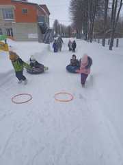 В детском саду прошло зимнее спортивное развлечение для воспитанников