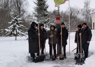 Патриотическая акция «Снежный десант»