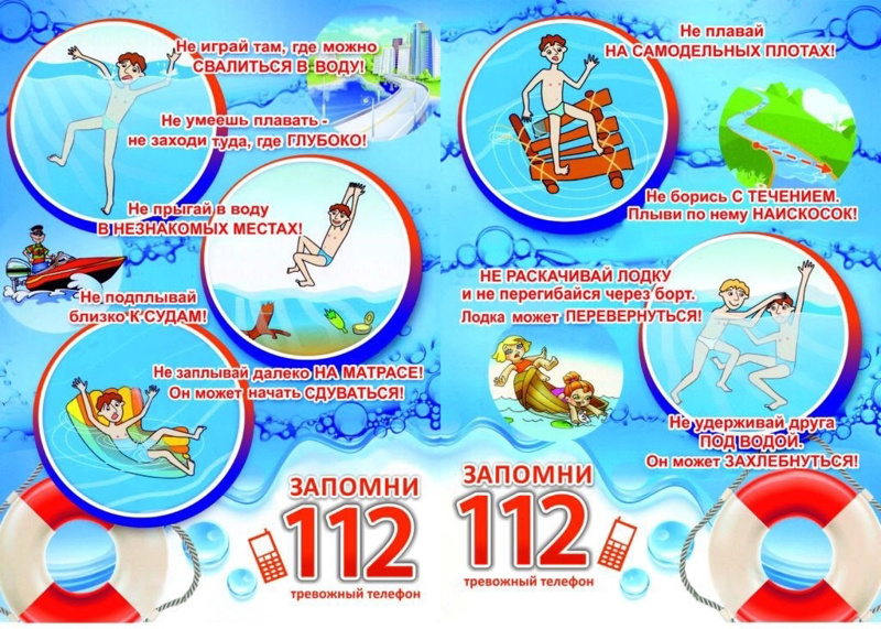 ПРАВИЛА БЕЗОПАСНОГО ПОВЕДЕНИЯ НА ВОДЕ 💧