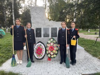 В рамках акции "Чистый обелиск"