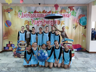 Участие в торжественном мероприятии хореографической студии "Сияние"