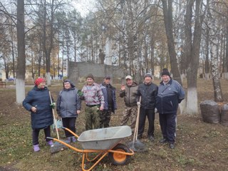 Традиционный осенний субботник