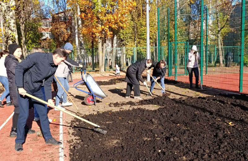 В МАОУ ,,СОШ 40" г.Чебоксары завершились  мероприятия в области охраны окружающей среды