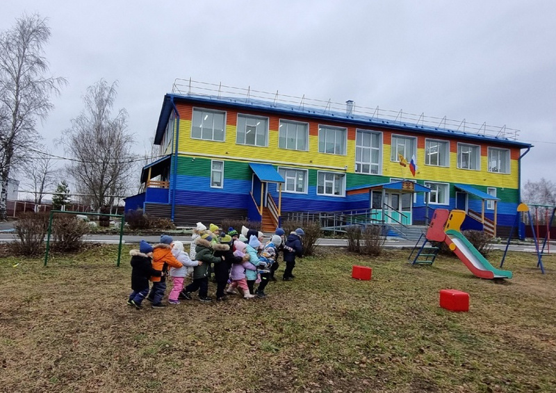 Осенние старты в детском саду.