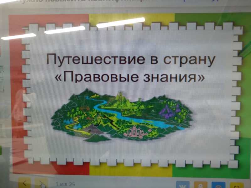 Путешествие в страну «Правовые знания»