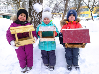 Воспитанники детского сада приняли участие в акции «Покормите птиц зимой!»