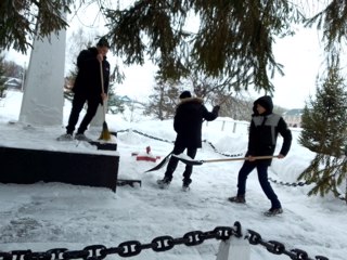 "Снежный десант" снова в нашей школе