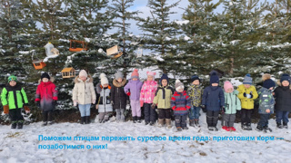 Трудно птицам зимовать, надо птицам помогать!