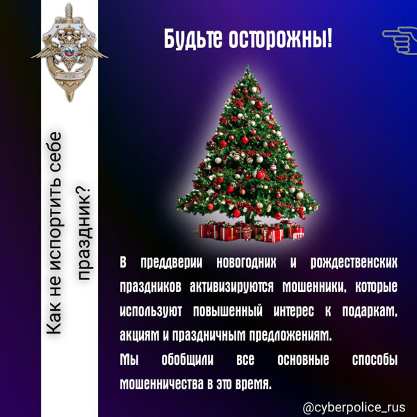 Не дайте мошенникам испортить праздник!