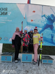 Участие в лыжной гонке "Лыжня России 2024"