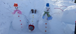 Смотр-конкурс «Лучший снеговик на участке ДОУ»