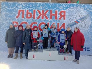 Участие в Лыжне России-2024