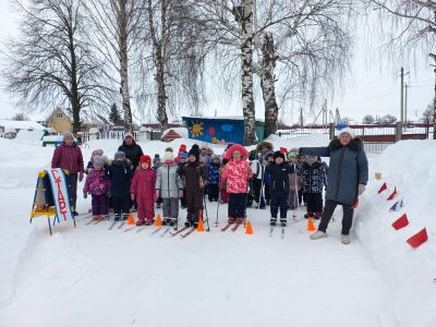 МБДОУ д/с "Колос" присоединился к Всероссийской массовой лыжной гонке «Лыжня России-2024».