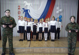 В МБОУ «Москакасинская СОШ» прошёл школьный фестиваль-конкурс патриотической песни   «Я  люблю тебя, Россия!»
