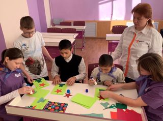 Стемасские школьники участвуют в акции «Внуки по переписке».