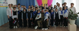 Встреча с участником специальной военной операции на Украине