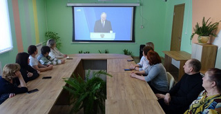 Совместный просмотр послания президента Российской Федерации