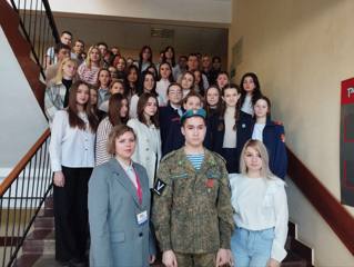 Наши активисты приняли участие в встрече с участником специальной военной операции - Никитой Козловым