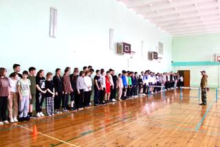 В канун Дня защитника Отечества в гимназии прошли военно-спортивные эстафеты
