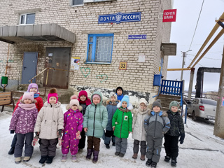 В рамках проекта «По родному краю, с рюкзаком шагаю». Экскурсия на почту
