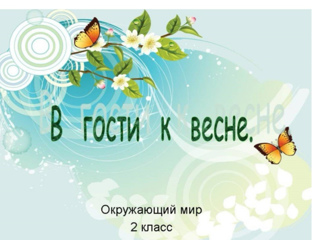 "В гости к весне"