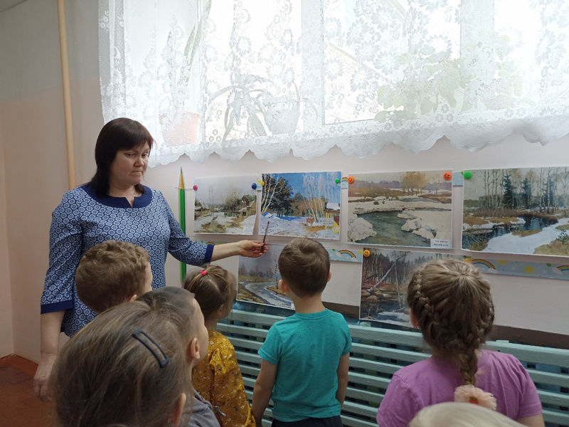 Художественная галерея в детском саду
