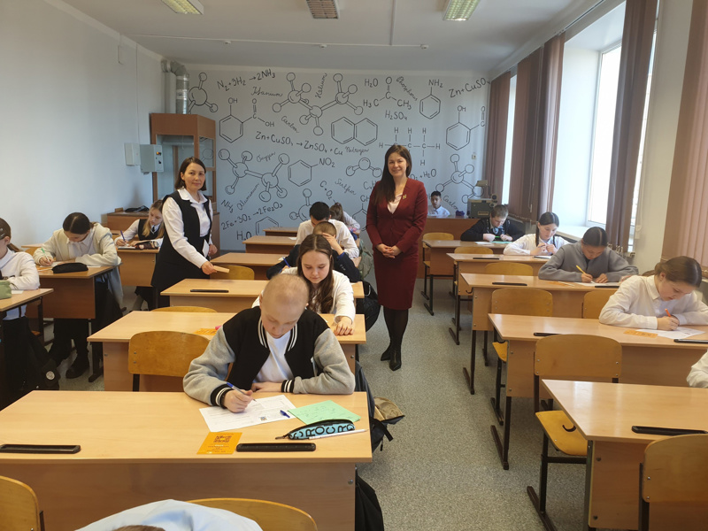 Сельская олимпиада школьников в Красночетайской школе