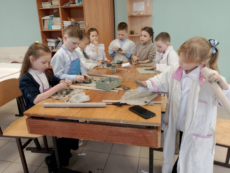 Занятия с глиной