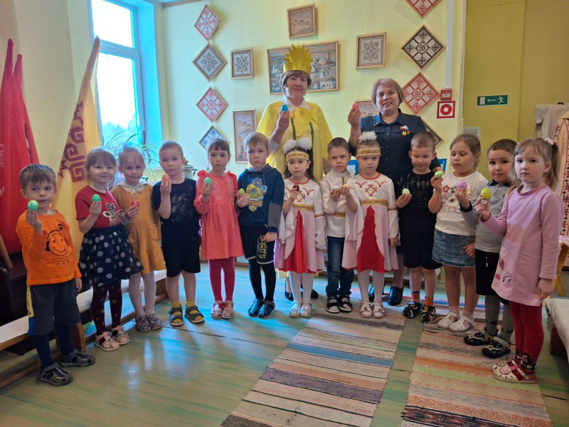 Праздник Пасхи в музее детского сада