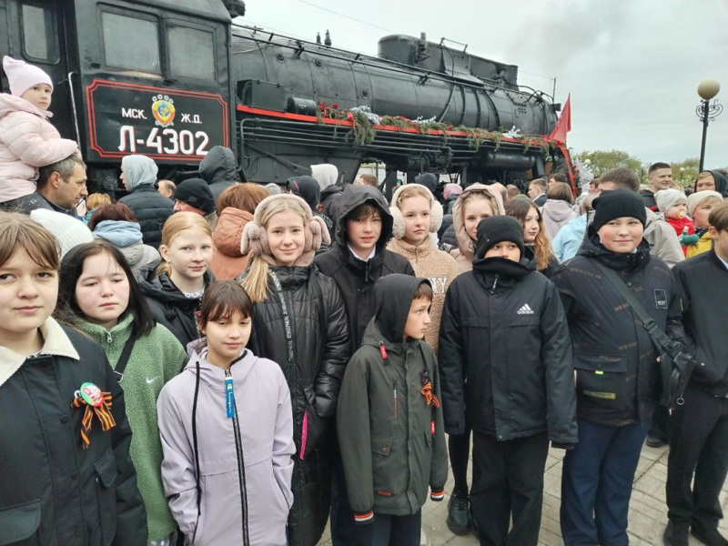 Встречаем поезд Победы!!!