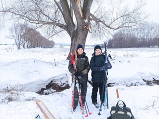 Традиционная лыжная прогулка на природу