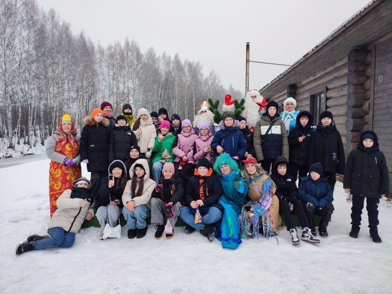 Новогодняя поездка 6б класса в "Мелилотус" д. Шальтямы Канашского МО