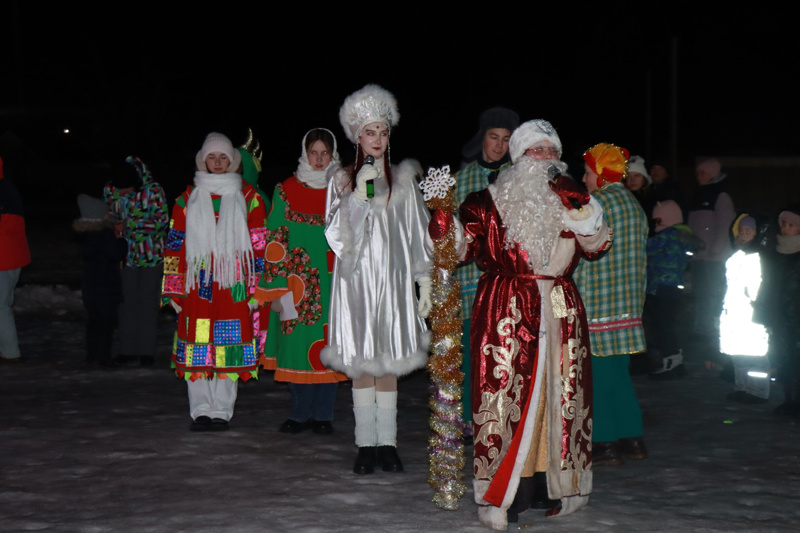 Новогоднее представление в парке «Старый город» продолжают радовать детей и взрослых