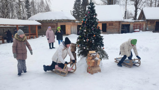 Зимний праздник - День санок