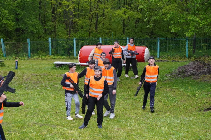 На республиканском этапе Всероссийской военно-патриотической игры «Зарница 2.0»  (Средняя группа)