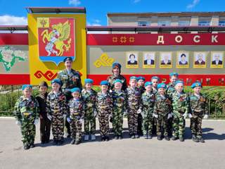 Участие в параде Победы