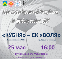 2-ой тур Первенства Чувашской Республики по футболу сезона 2025