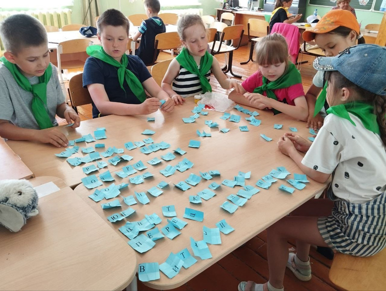 Пятый день в пришкольном лагере «Солнышко».
