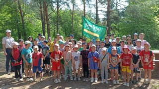 Активный день в летнем пришкольном лагере!