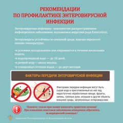 Энтеровирусные инфекции и их профилактика