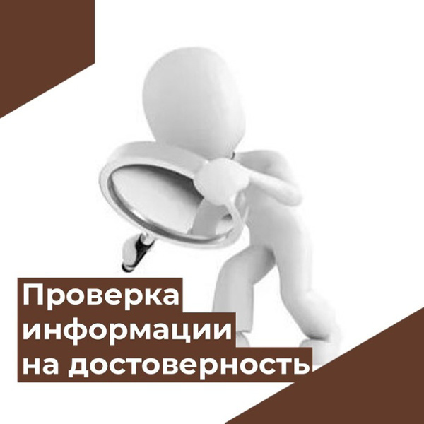 Информационные материалы, подготовленные АНО «Диалог Регионы», по теме проверки информации на предмет достоверности и противодействия распространению заведомо недостоверной общественно значимой информации под видом достоверных сообщений