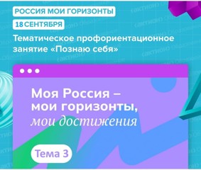 Тематическое профориентационное занятие «Познаю себя»